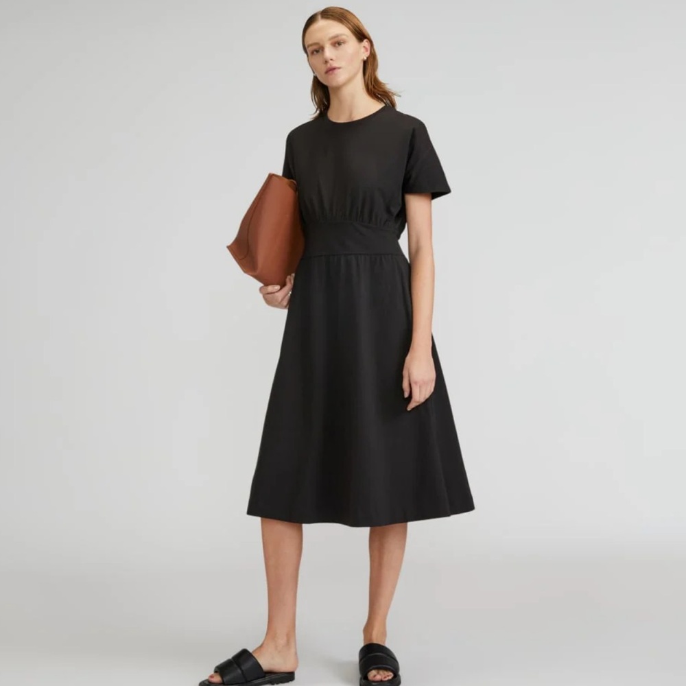 Everlane 100% organic cotton waisted dres